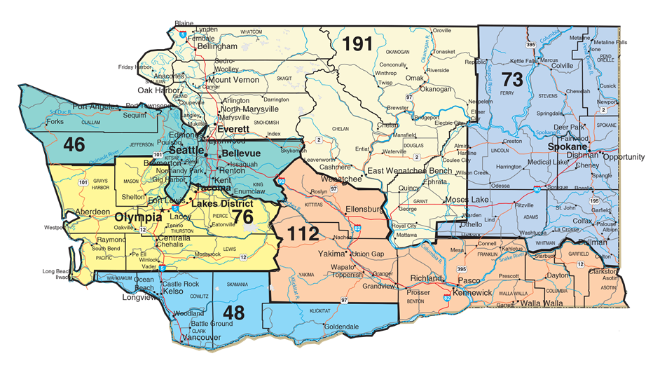 WA NECA Chapter Map | NECA Cascade Chapter